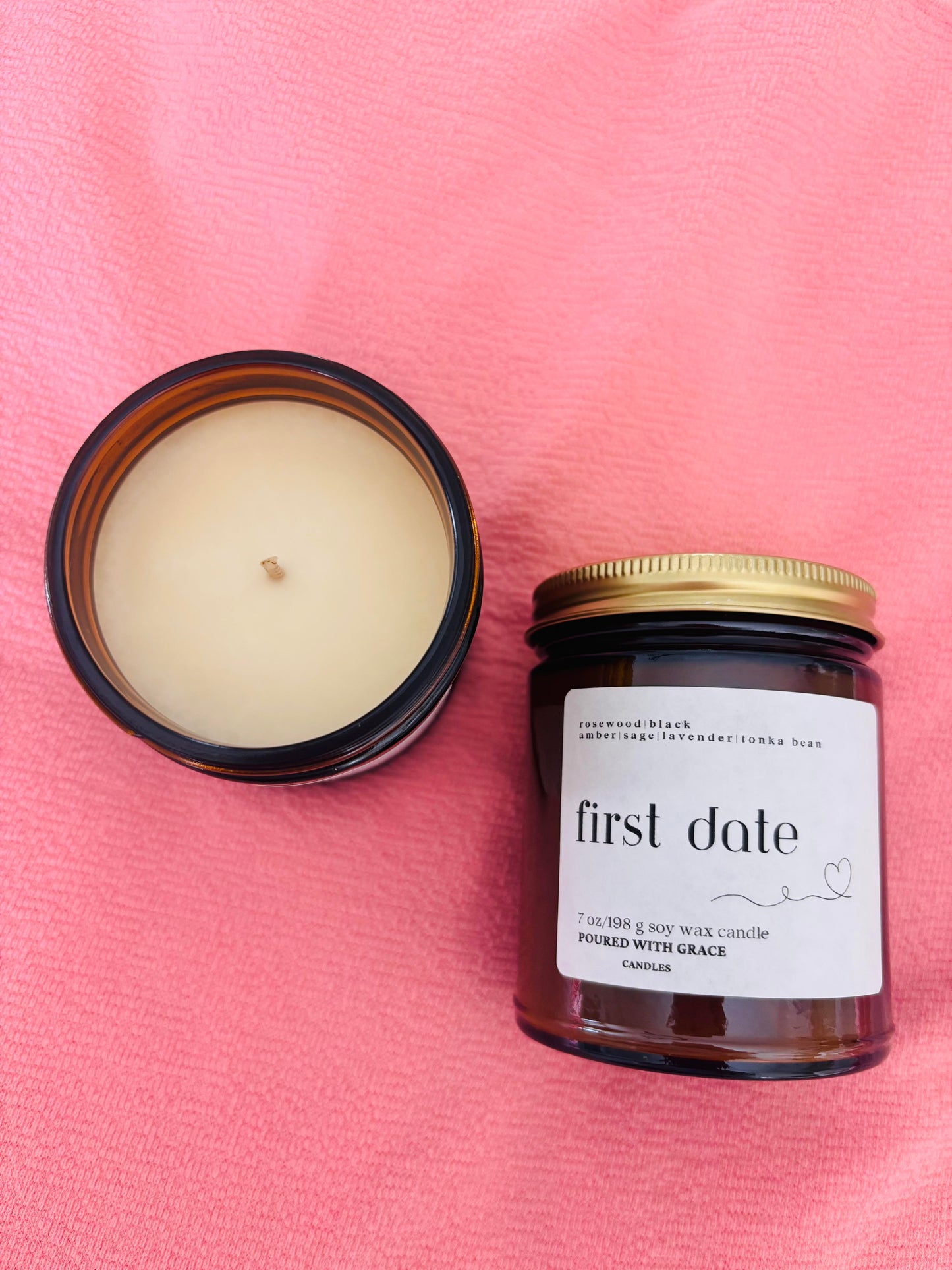 First Date Candle