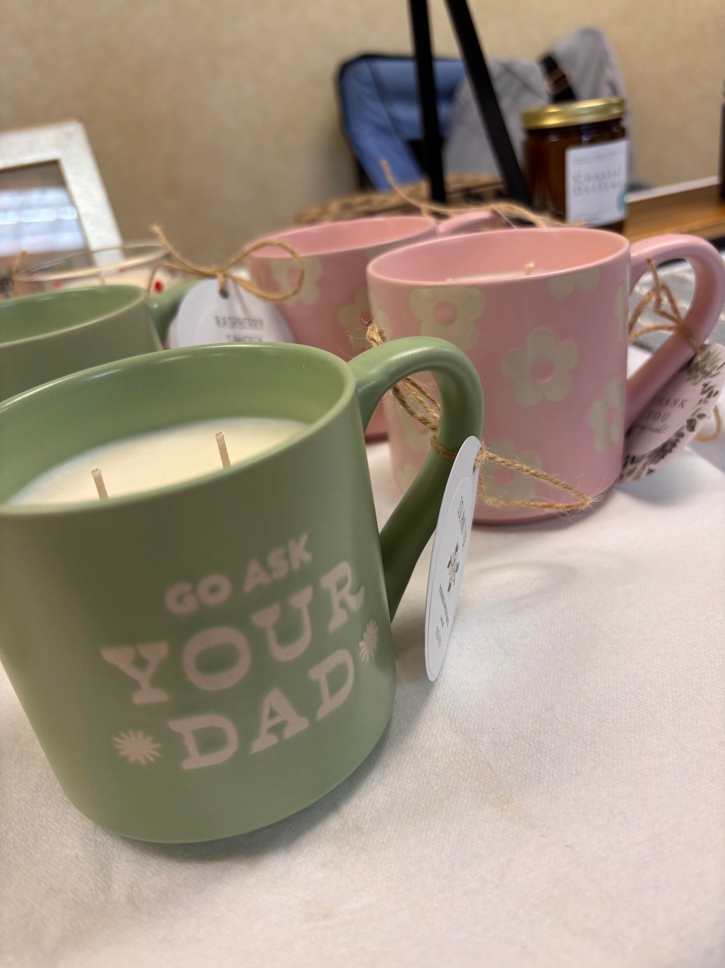 Green Mug Candle