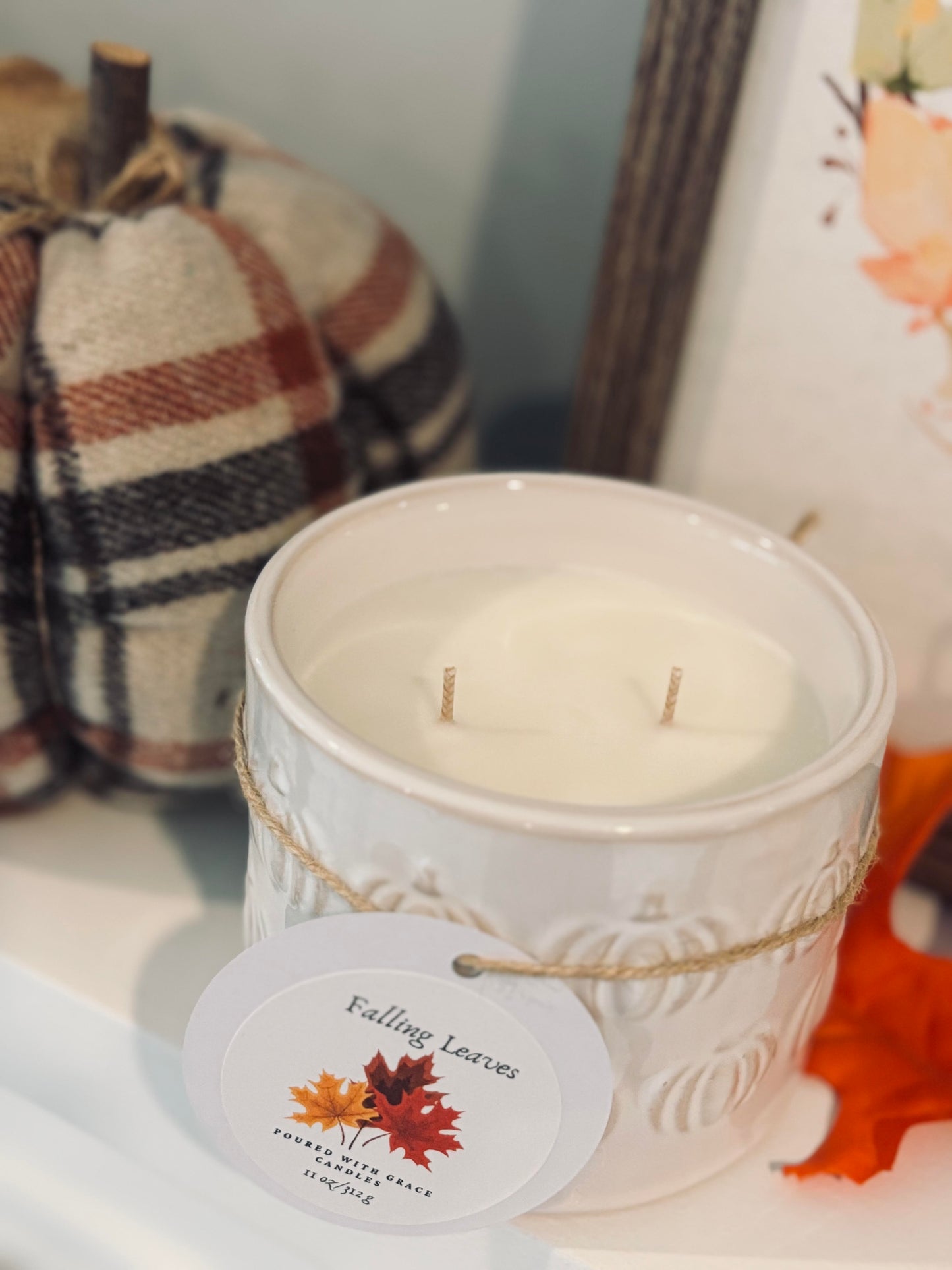 White Pumpkin Candle