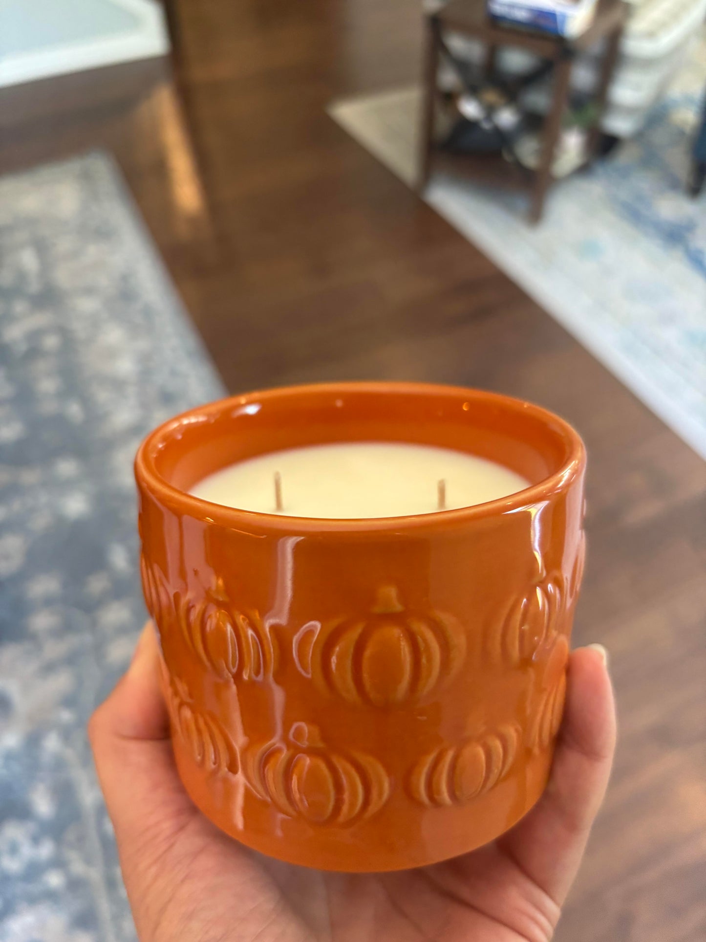 Orange Pumpkin Candle