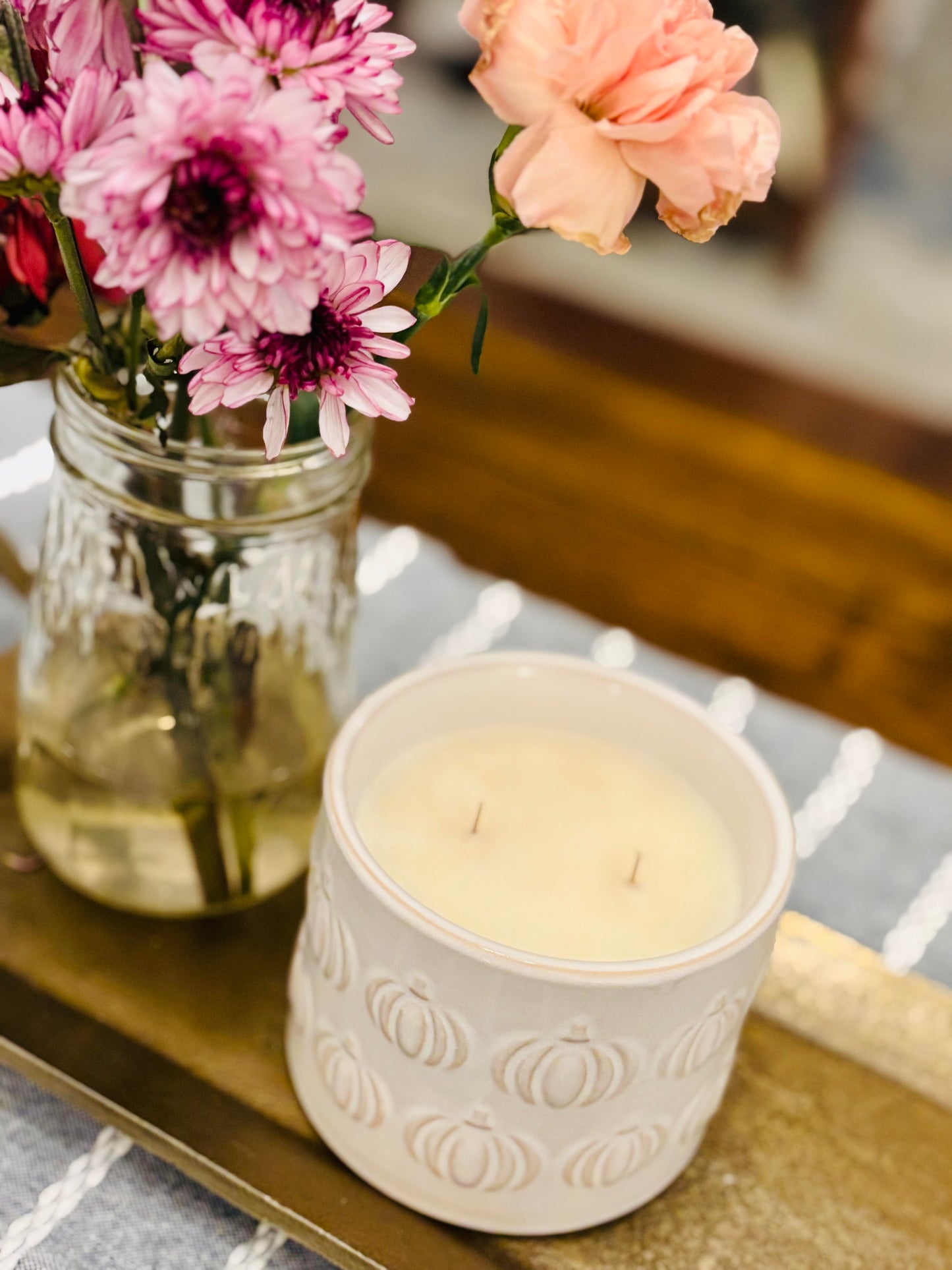 White Pumpkin Candle