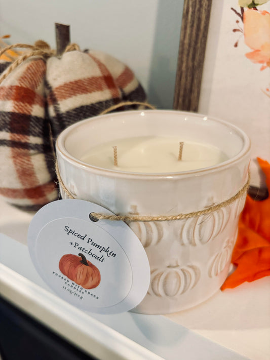 White Pumpkin Candle