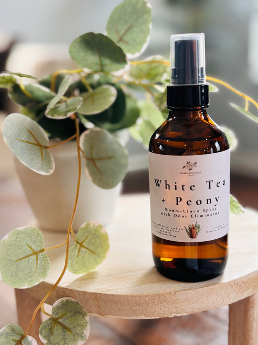 White Tea + Peony Spray